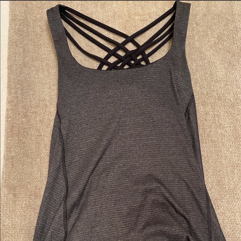 Lululemon Criss Cross Tank with Built in Bra